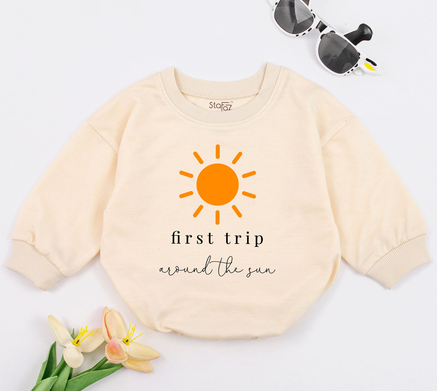 Sun-Themed First Birthday Romper: Smash Cake & Adventure Outfit