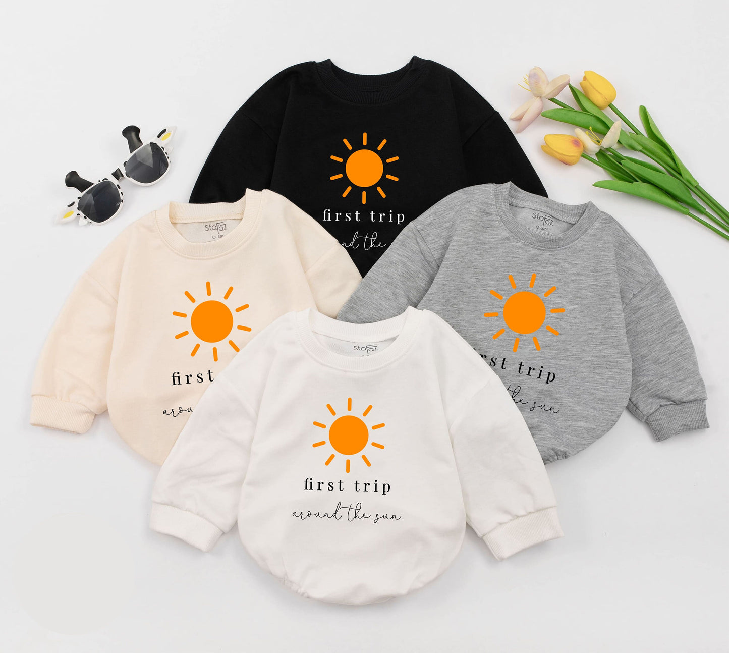 Sun-Themed First Birthday Romper: Smash Cake & Adventure Outfit