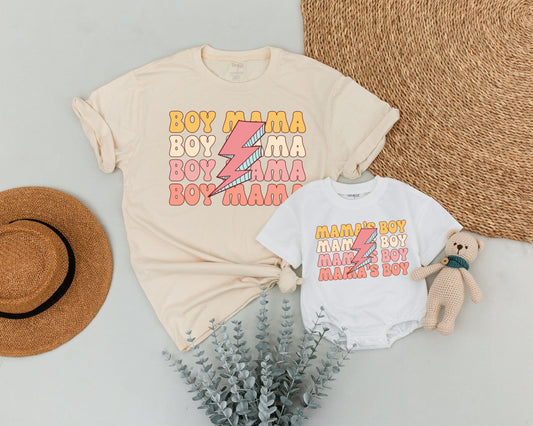 Rocker Mama & Mama's Boy Retro Outfit, Perfect for Mother's Day
