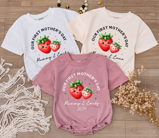 Mommy & Me Retro Romper: 1st Mother’s Day & Birthday Outfit Gift