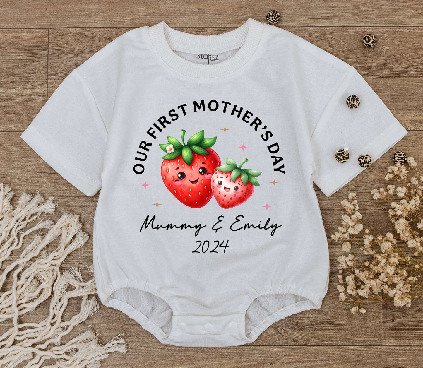 Mommy & Me Retro Romper: 1st Mother’s Day & Birthday Outfit Gift