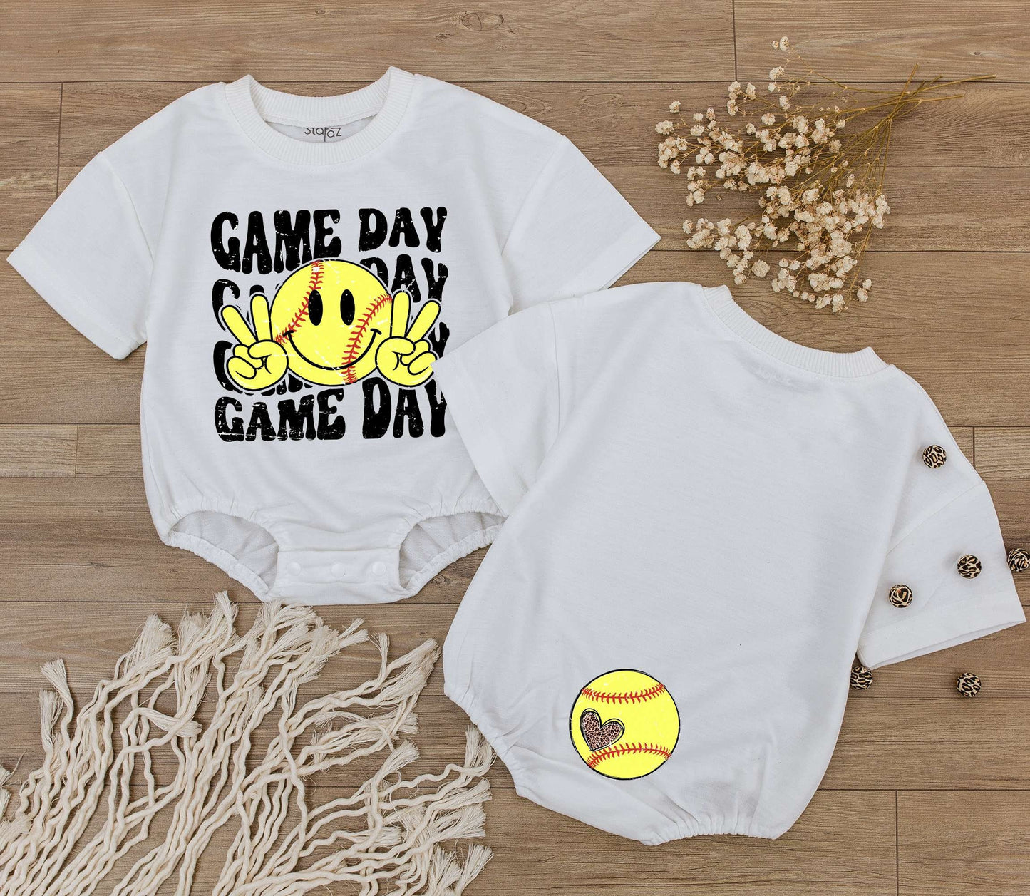 Retro Baseball Baby Romper Game Day Bodysuit for Baby Boy Short Sleeve Summer Sports Natural Comfortable Infant Clothing Baby Shower Gift