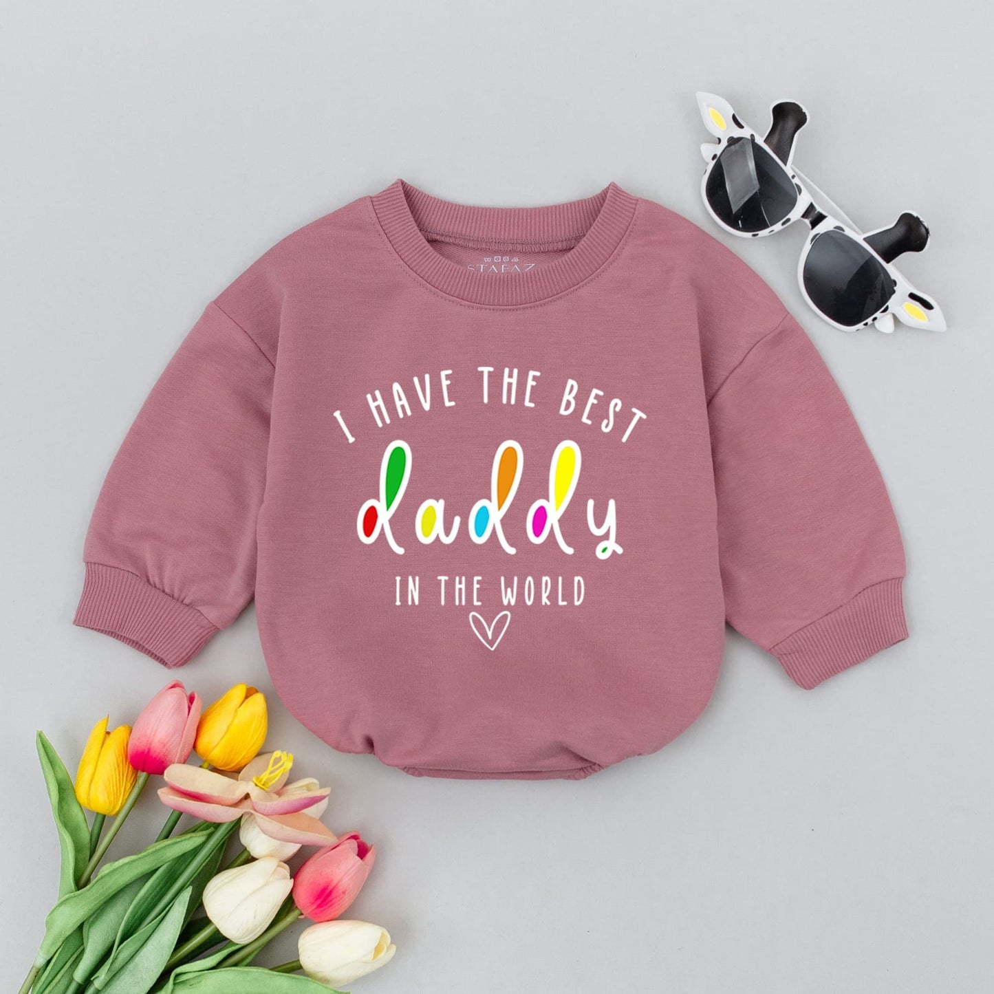 I Have The Best Daddy In The World Baby Romper First Father's Day Gift New Dad Funny Babygrow Soft Cotton Newborn Outfit