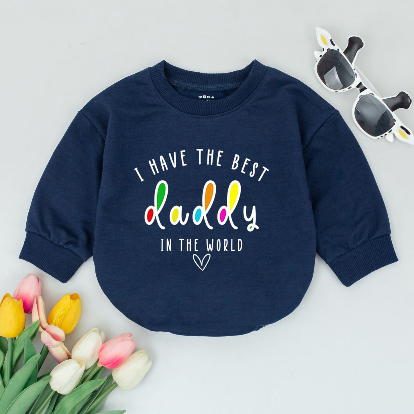 I Have The Best Daddy In The World Baby Romper First Father's Day Gift New Dad Funny Babygrow Soft Cotton Newborn Outfit
