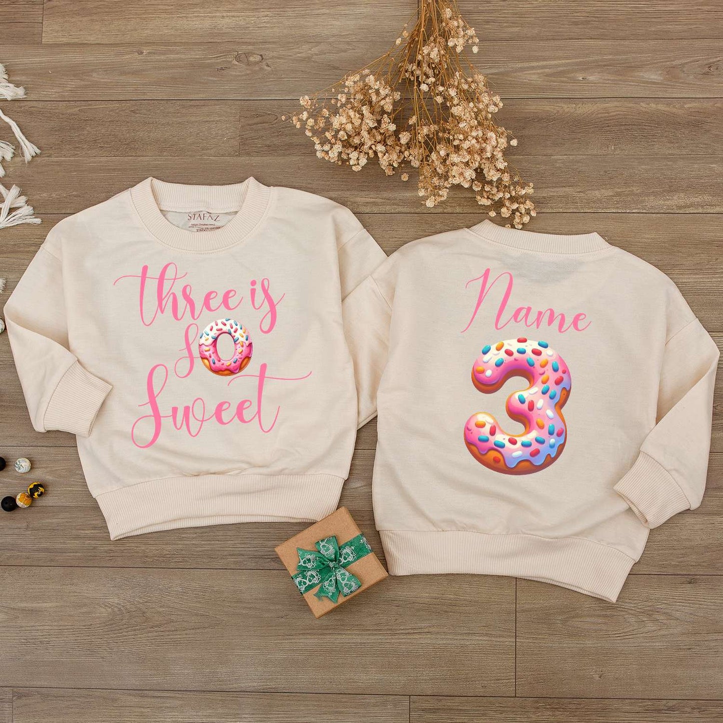 Personalized Sweet One Baby Girl First Birthday Outfit Romper with Name Newborn Bodysuit Long Sleeve Cute Comfortable Shower Gift Celebration