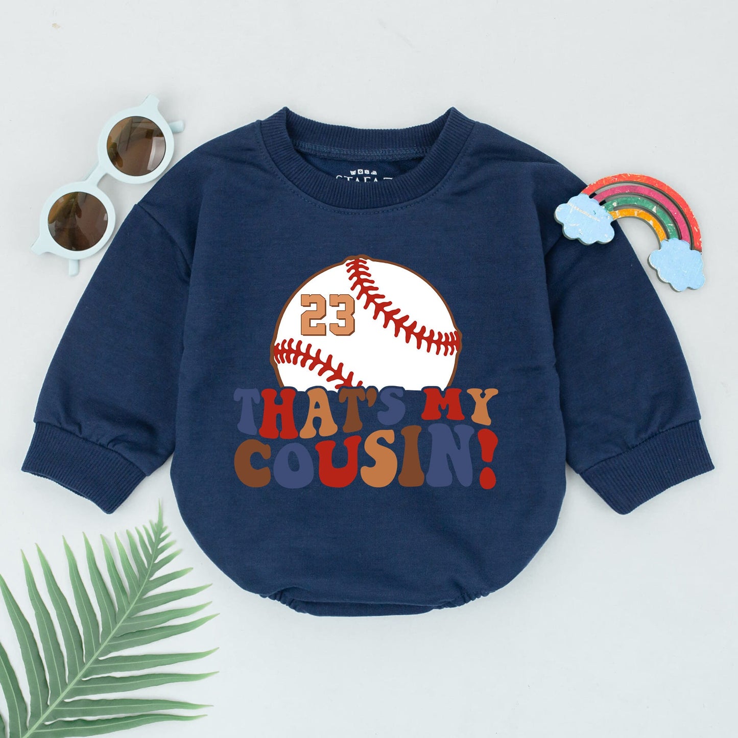 Customizable Retro Baseball Romper – Perfect for Gameday Season