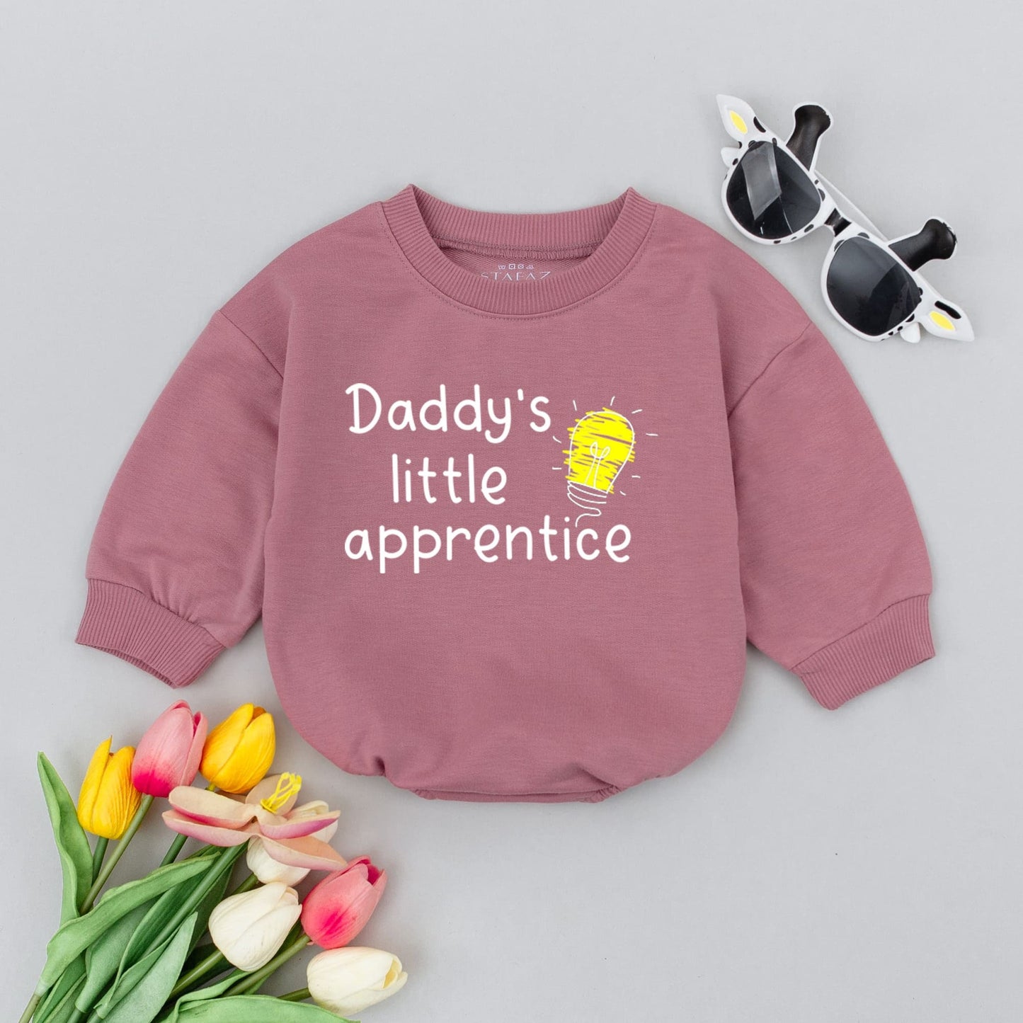 Baby Romper: Future Electrician Daddy's Apprentice Bodysuit Gift
