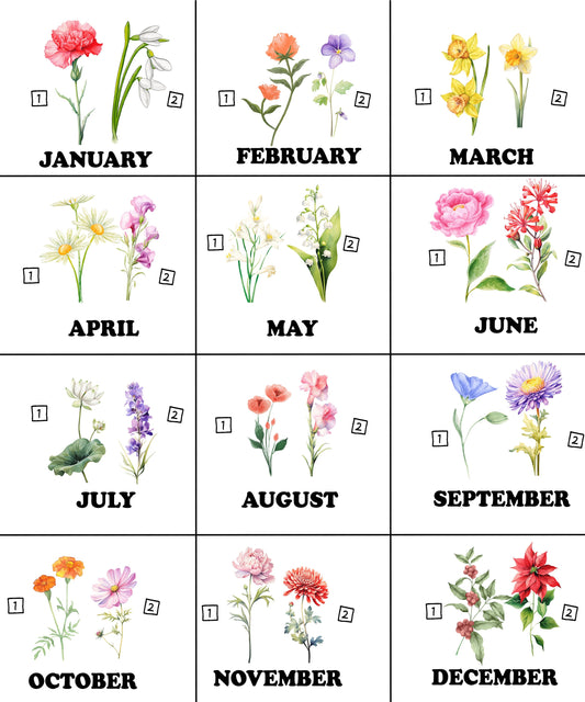 Personalized Birth Flower Romper for Baby Birthday Outfit Custom Newborn Girl Boy Natural Baby Clothes