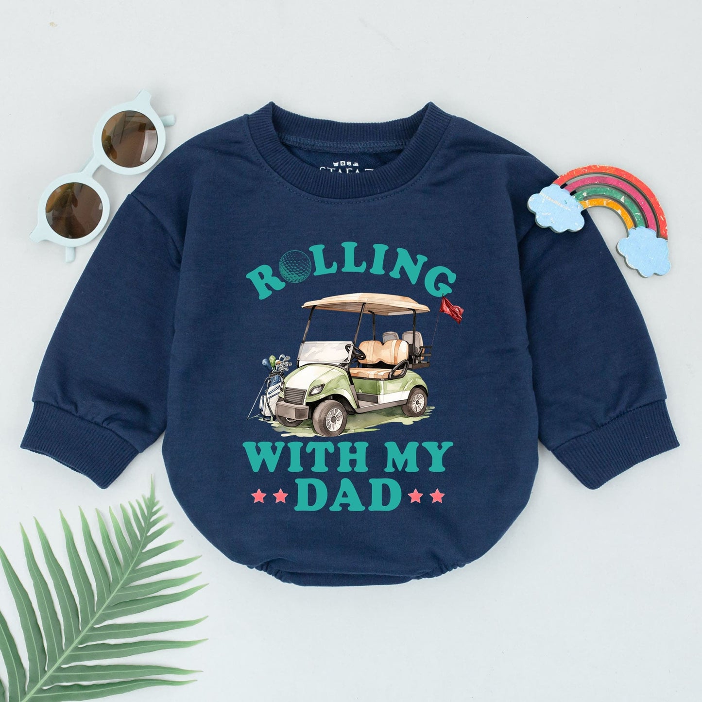 Dad & Me Golf Romper: Future Golfer Baby Bodysuit | Father's Day Gift