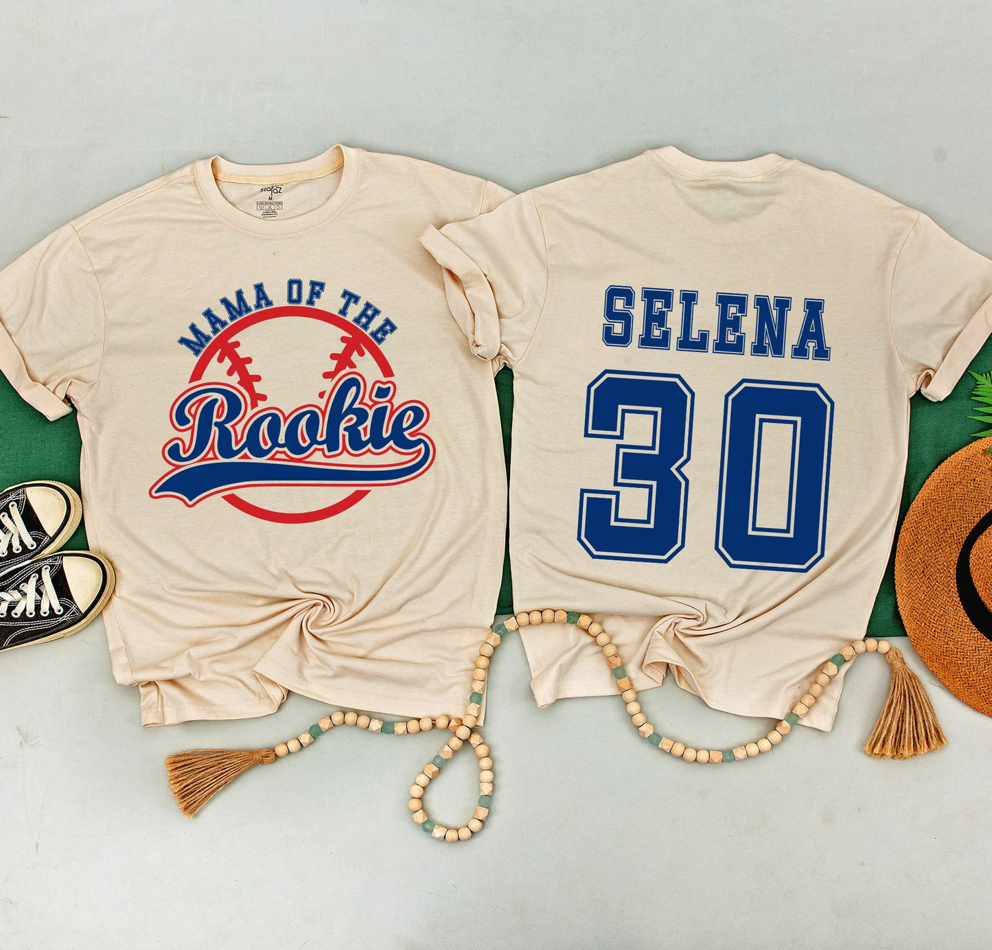 Rookie of the Year Baseball Birthday Shirt Red Blue First Birthday Boy Mama of the Year Matching Family Baseball Party Outfit