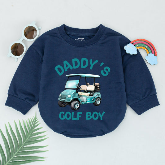Future Golfer Baby Romper: Daddy's Little Caddy Gift Outfit