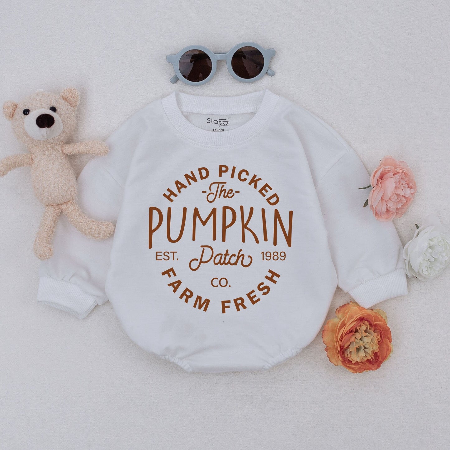 Pumpkin Patch Romper: Fall & Halloween Outfit for Babies & Toddlers