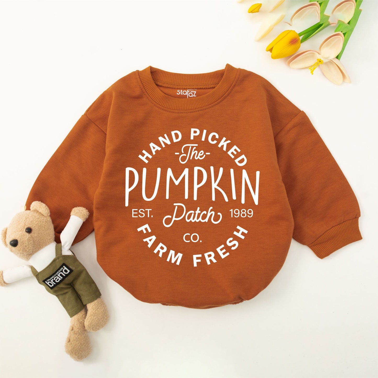 Pumpkin Patch Romper: Fall & Halloween Outfit for Babies & Toddlers