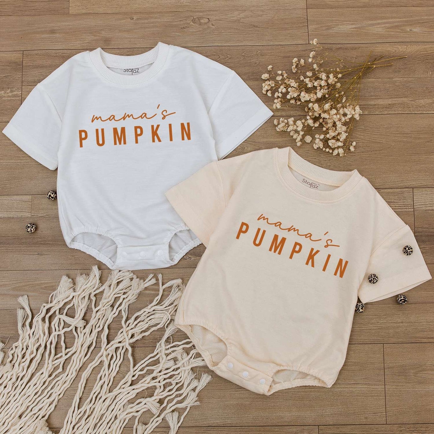 Matching Pumpkin Family Outfits: Baby Onesie, Kids & Toddler Tees