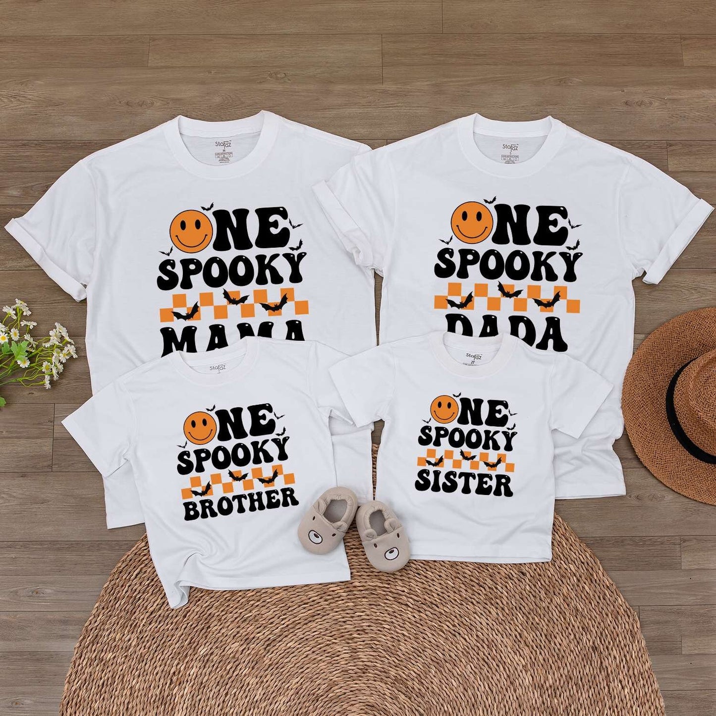 One Spooky Dude Matching Family Shirts, Cute Halloween Baby Romper, First Birthday Outfit, Fall Bodysuit, Thanksgiving Tee, Gift for Boy 136