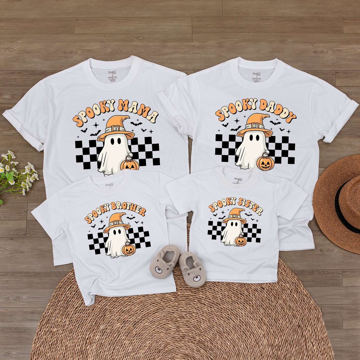 Matching Family Fall Outfits: Baby Romper & Toddler T-Shirts