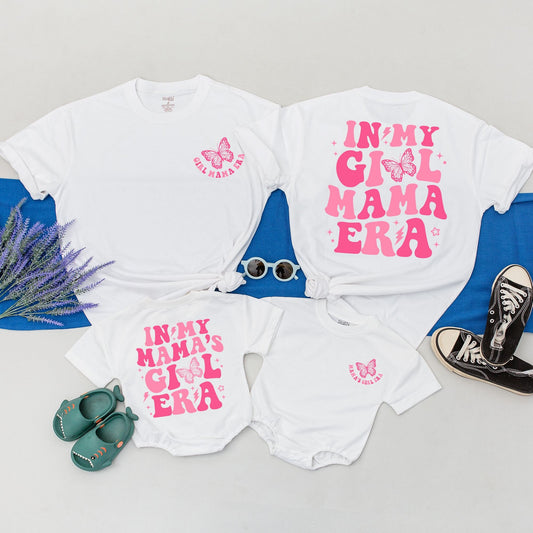 In My Mama's Girl Era Matching Outfit for Mom & Daughter, Custom Family Shirts, Baby Shower Gift, Retro Boho Design, New Mom, Toddler Girl