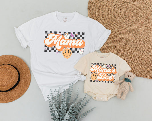 Matching Mommy & Me Shirts: Vintage Halloween & Fall Designs