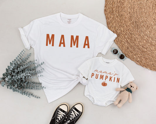 Matching Pumpkin Shirts for Mommy and Me – Fall Family Outfits