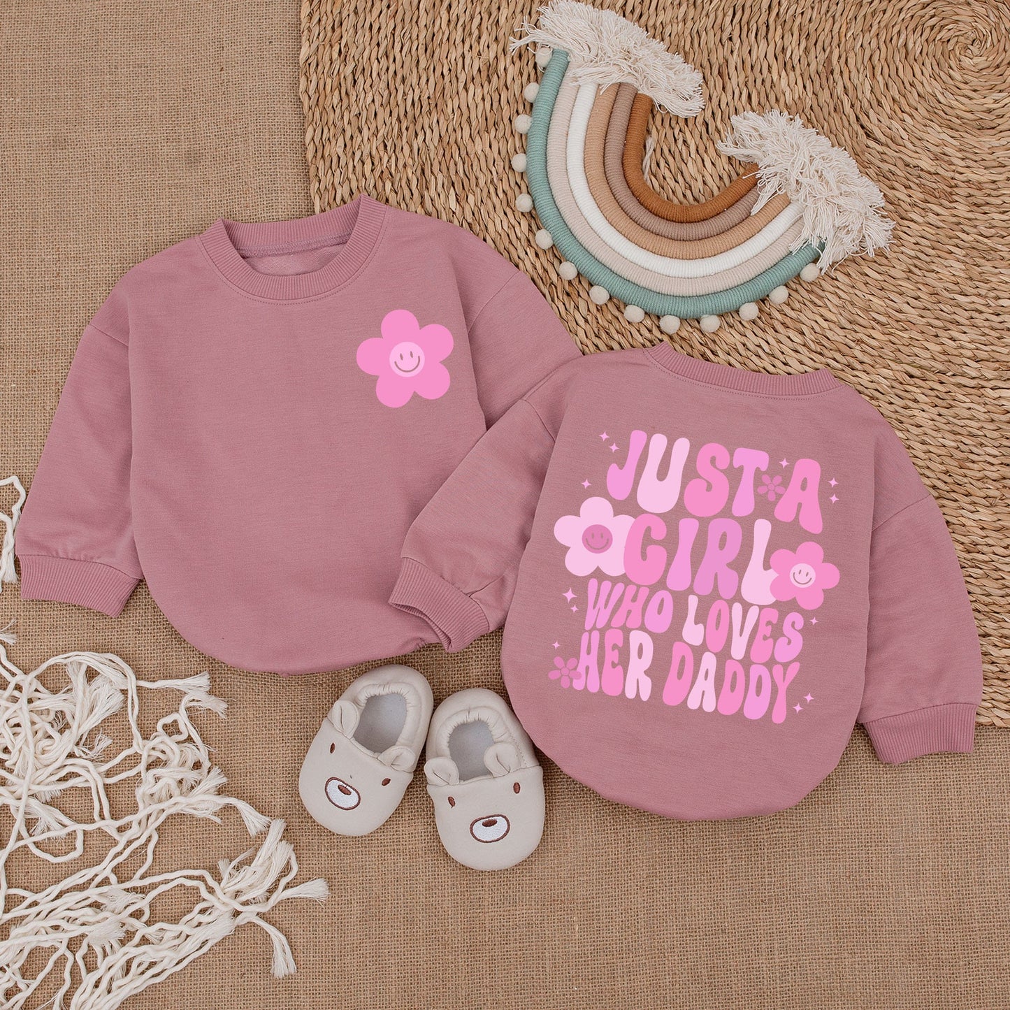 Daddy's Girl Romper: Just A Girl Who Loves Her Daddy Outfit Cute Baby Bodysuit Soft Cotton Clothes Newborn Gift Set Comfortable Playwear Adorable Daddy and Me Style (138 chars)