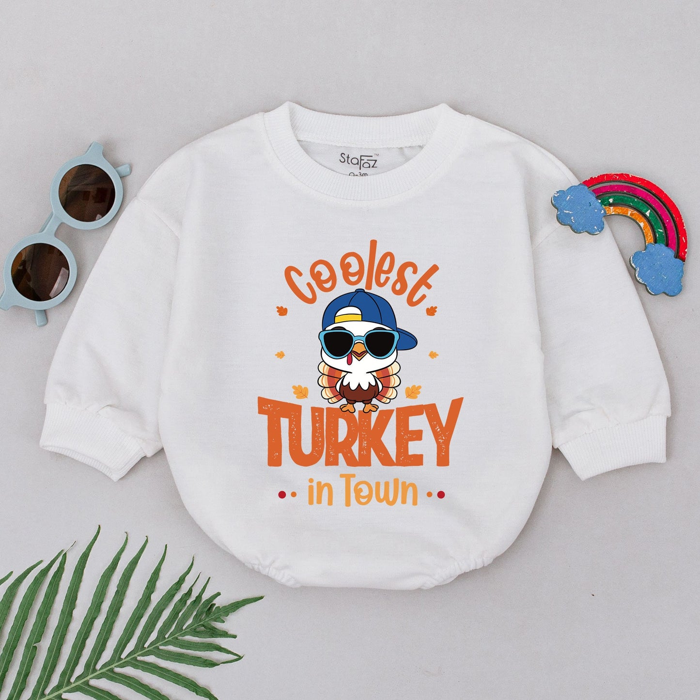 Little Turkey Thanksgiving Romper: Baby Outfit for Festive Fun