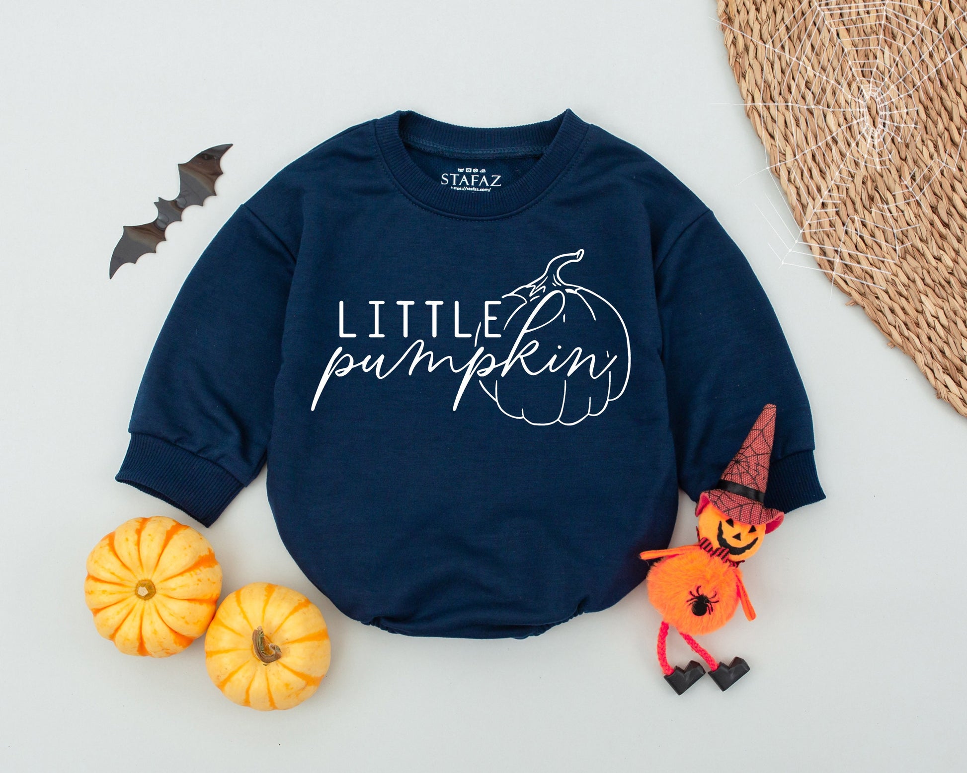 Adorable Pumpkin Baby Romper, Unisex Fall Outfit, Halloween Costume