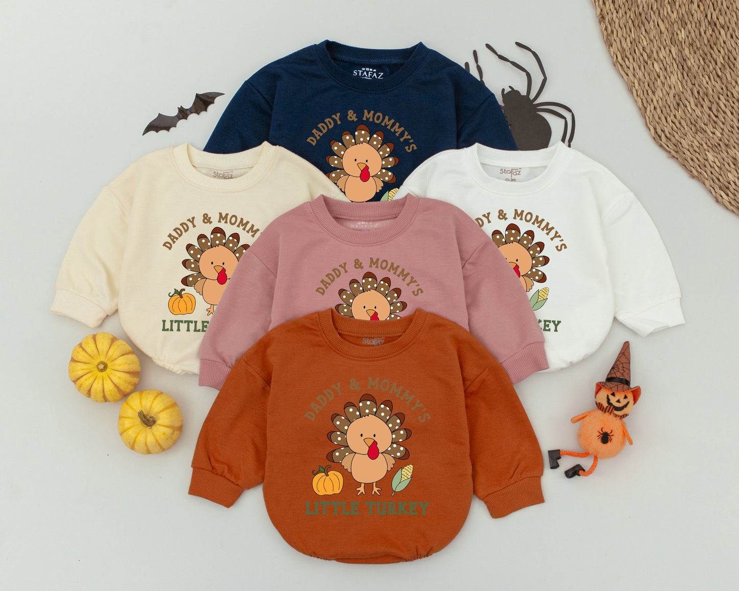 First Thanksgiving Turkey Romper: Cute Fall Outfit for Baby Boys & Girls