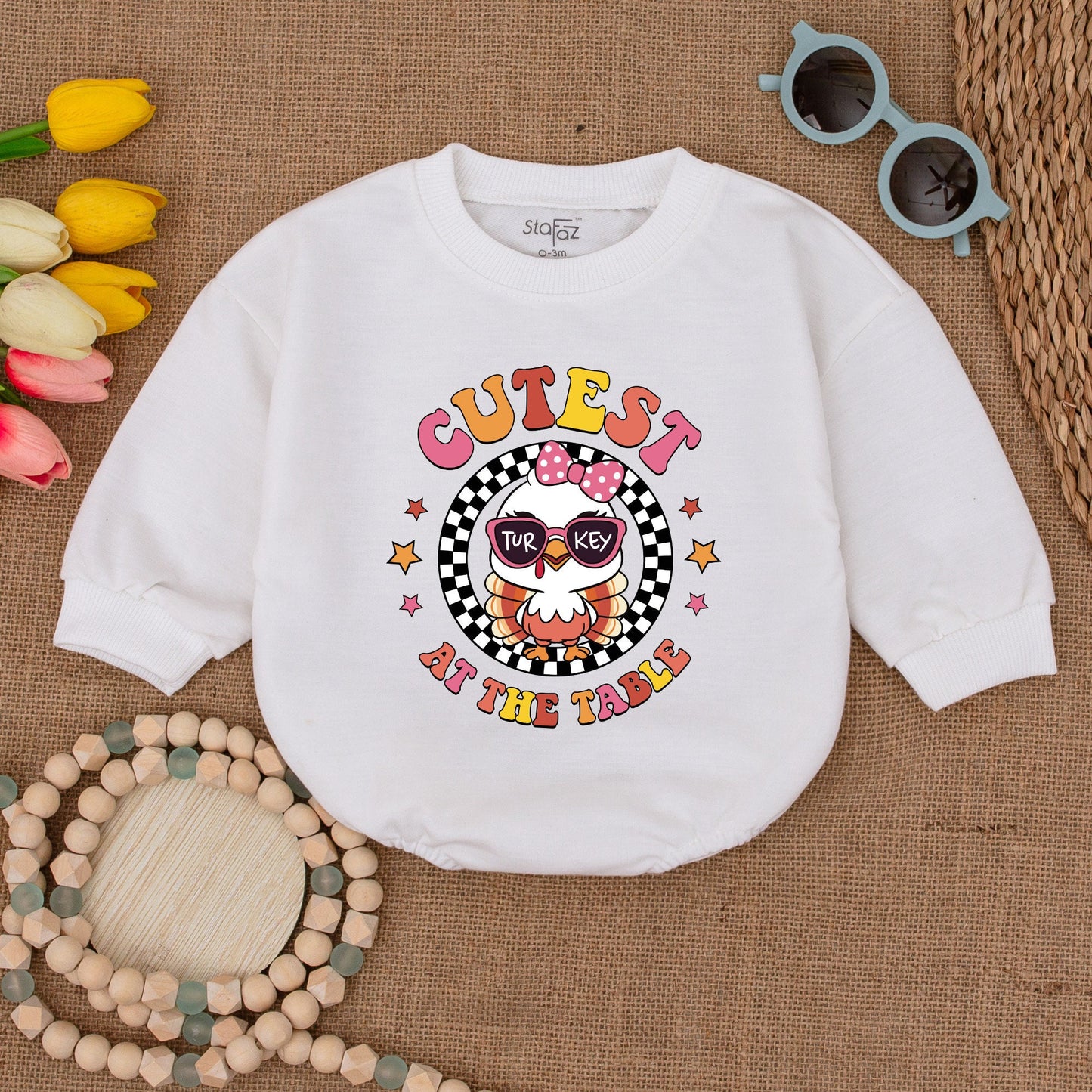 Thanksgiving Romper: Cute Turkey Shirt for Toddlers and Babies