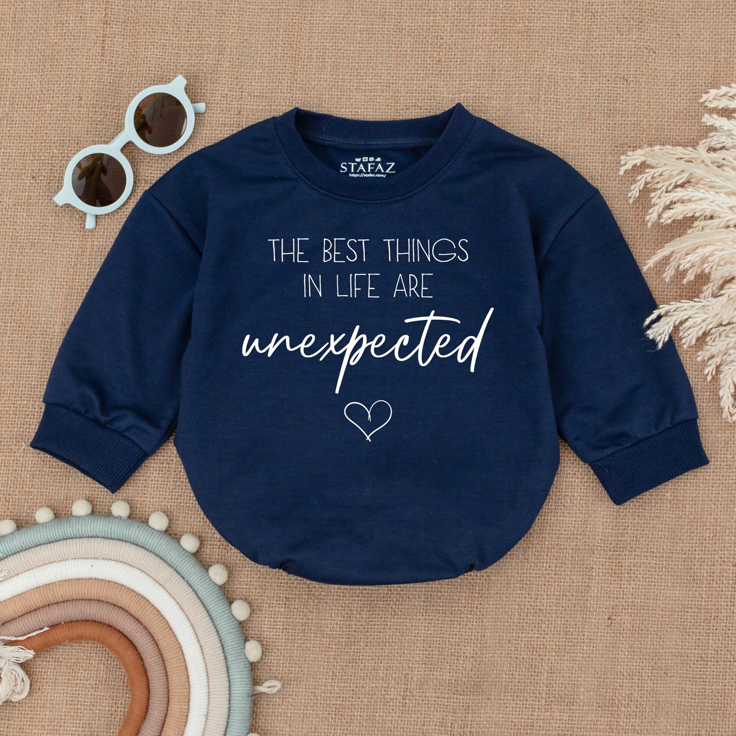 Unexpected Joy: Baby Romper for Pregnancy Reveals & Gifts