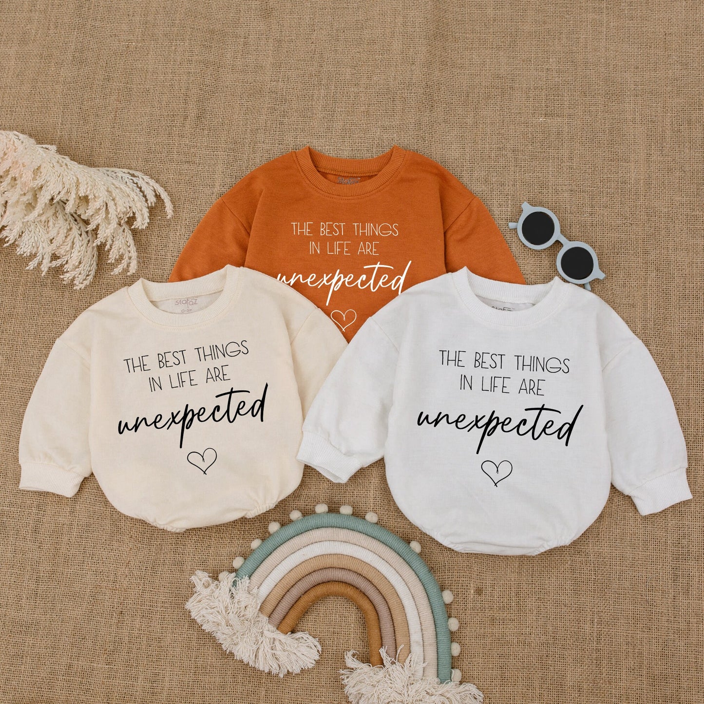 Unexpected Joy: Baby Romper for Pregnancy Reveals & Gifts
