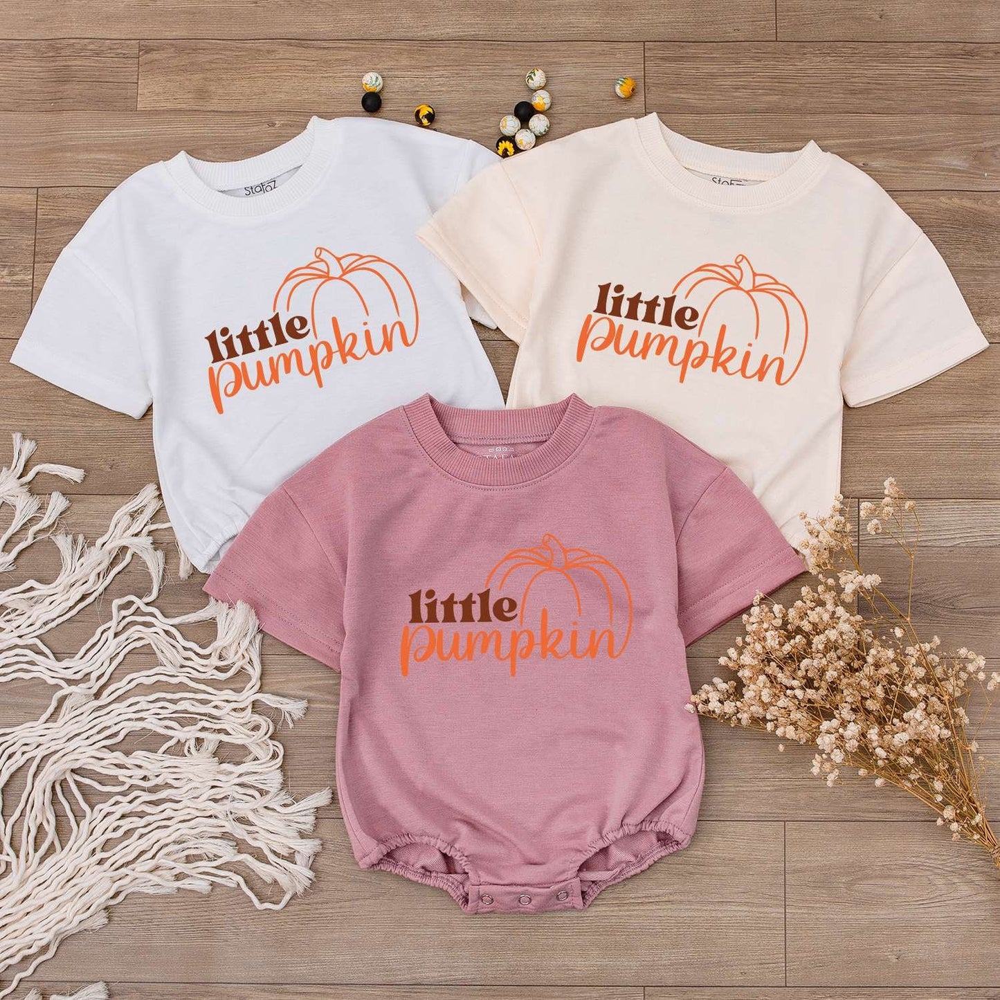 Retro Pumpkin Bodysuit & Romper – Mommy & Me Fall Outfits