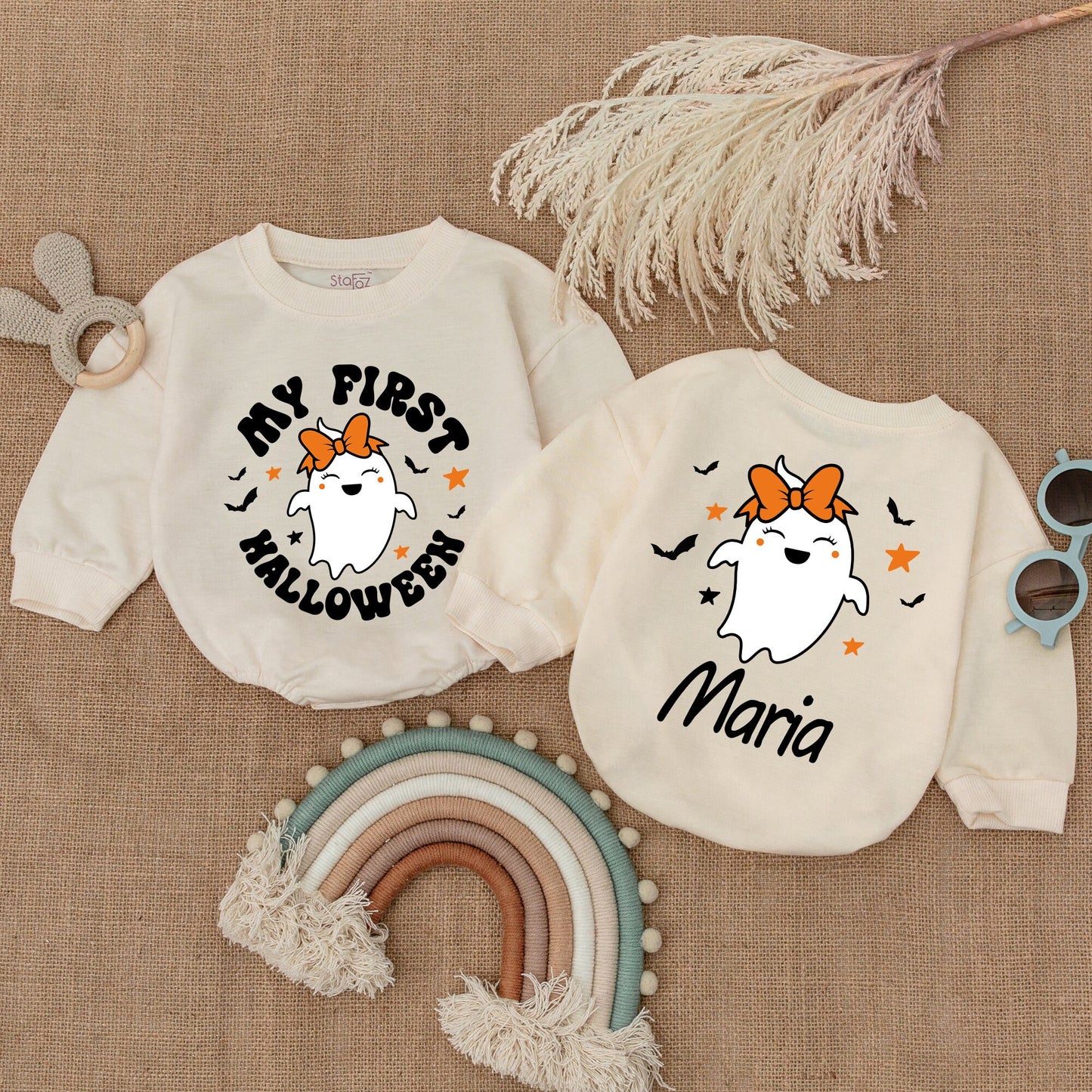 Pumpkin Bubble Romper: Baby Halloween Outfit & Shower Gift