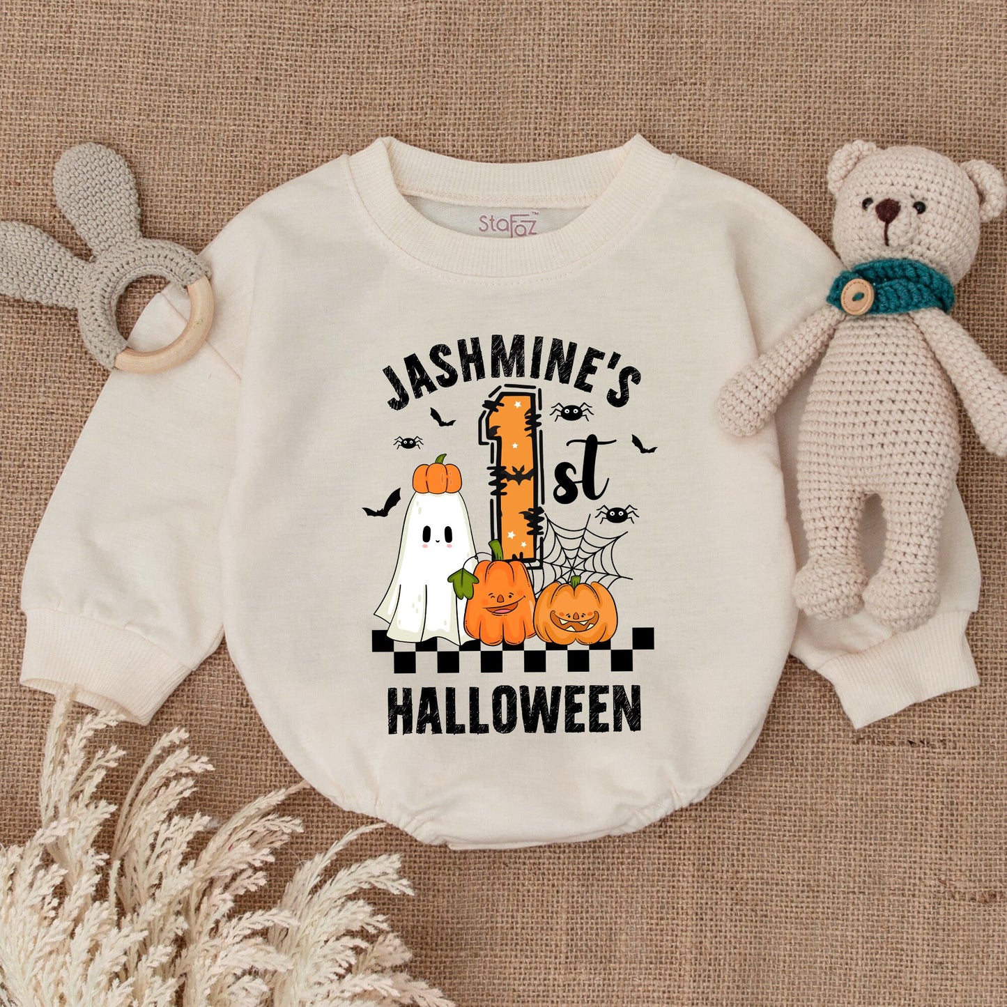 First Halloween Bubble Romper: Baby Shower Gift & Fall Bodysuit