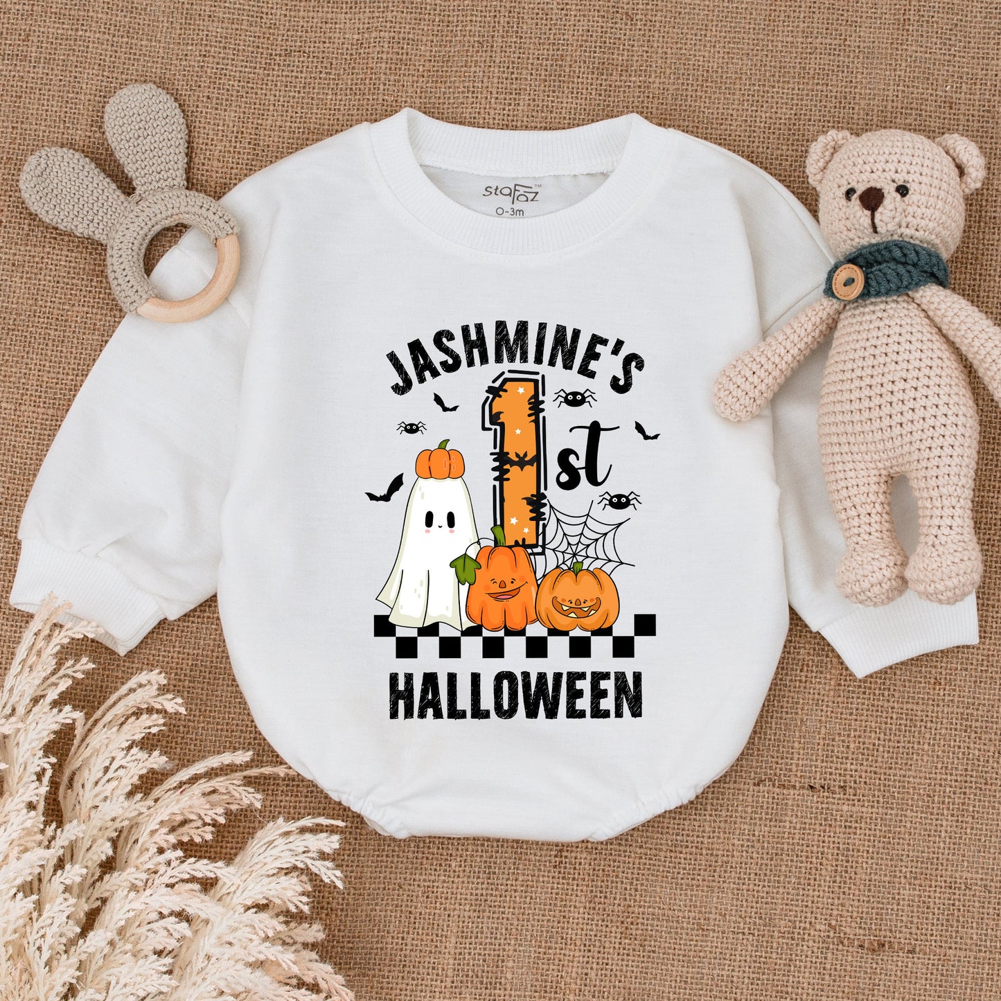 First Halloween Bubble Romper: Baby Shower Gift & Fall Bodysuit