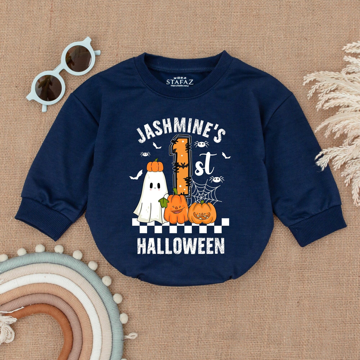 First Halloween Bubble Romper: Baby Shower Gift & Fall Bodysuit