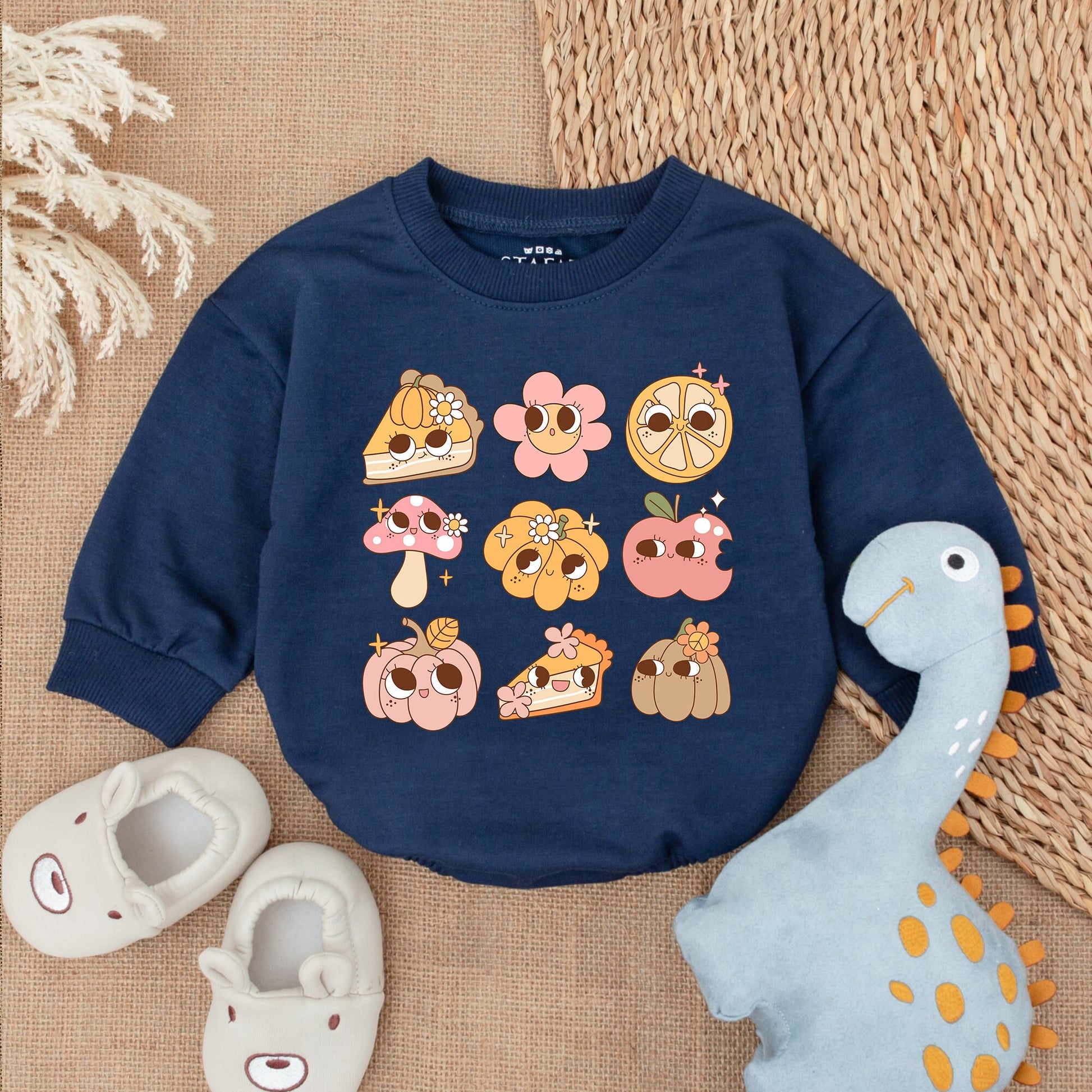 Groovy Pumpkin Baby Girl Romper My First Thanksgiving Outfit Adorable Fall Bubble Onesie for Little Pumpkins and Spooky Season Fun