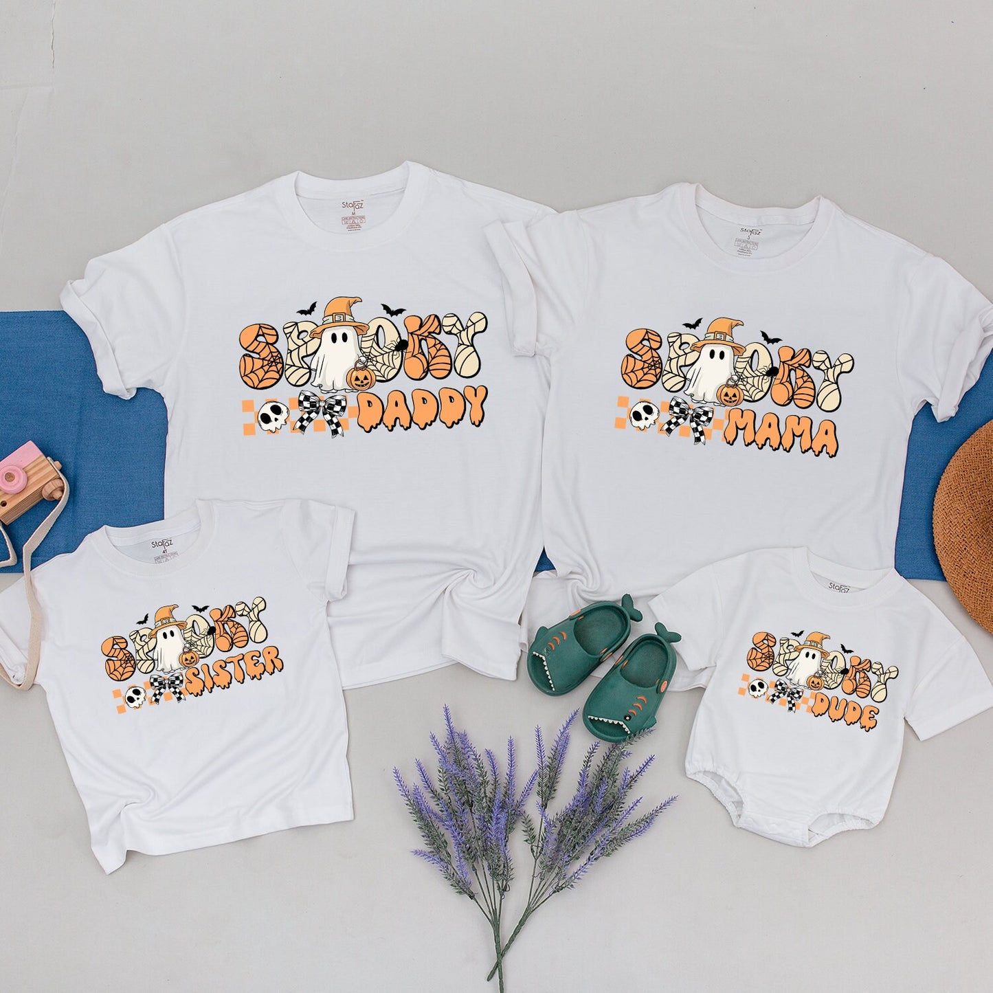 Halloween Family Matching Shirts - Spooky 1st Birthday Outfit