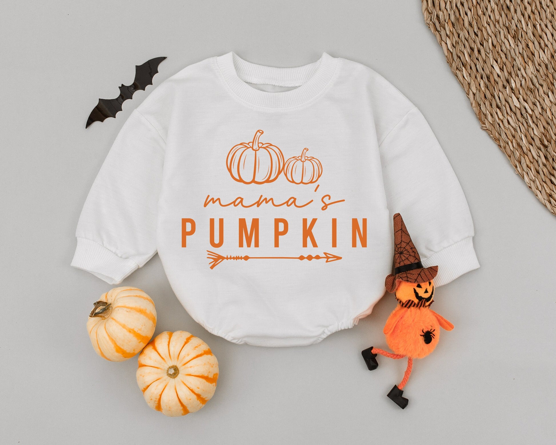 Baby's 1st Halloween Pumpkin Romper – Unisex Fall Outfit Gift