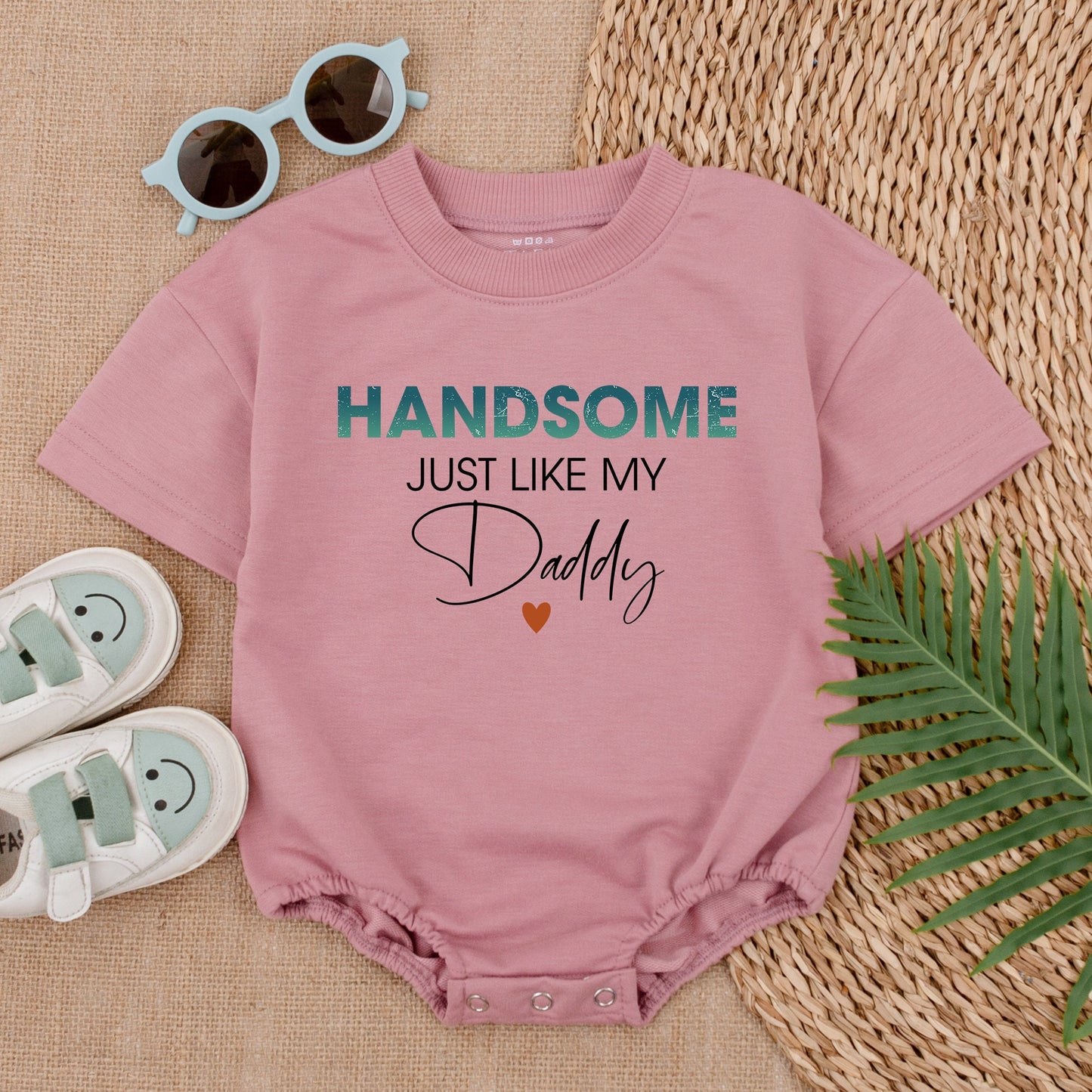 Daddy & Me First Father's Day Romper – Baby Boy Short Sleeve Outfit