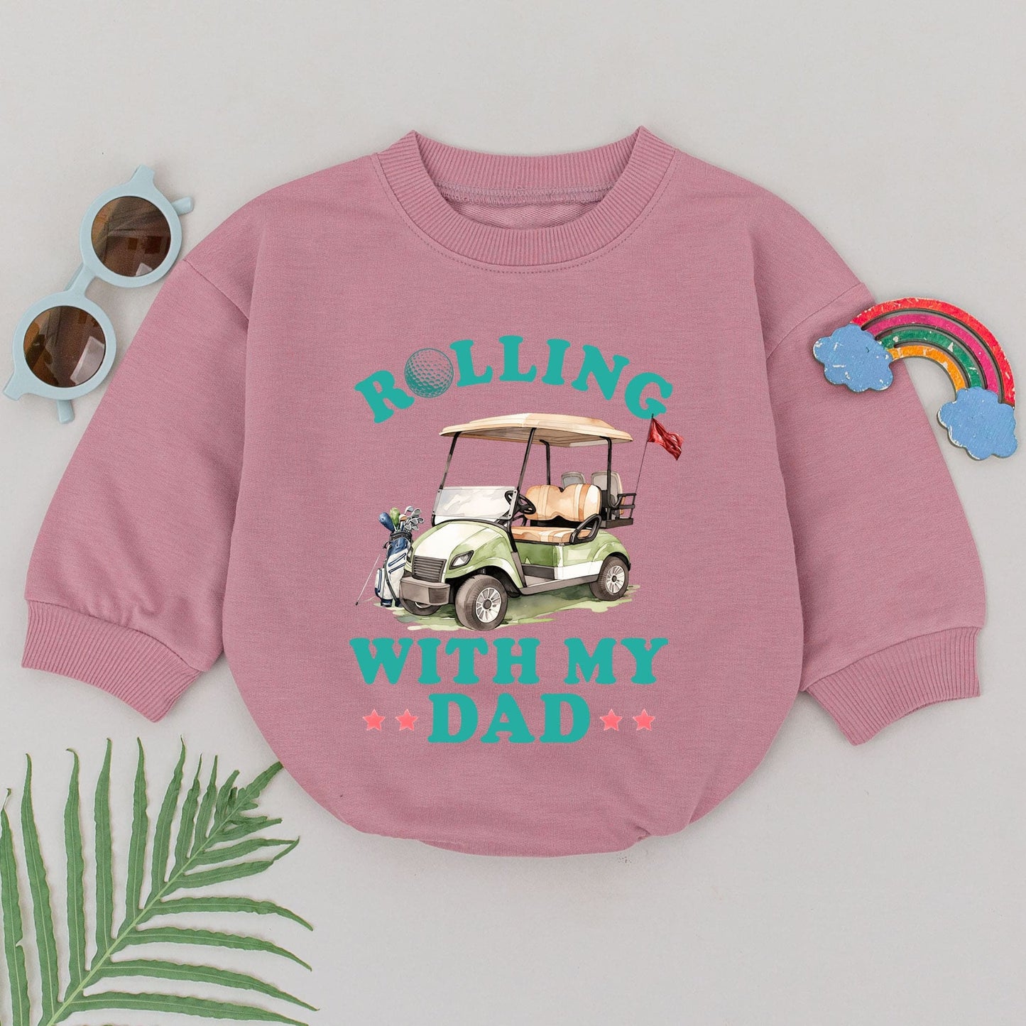 Dad & Me Golf Romper: Future Golfer Baby Bodysuit | Father's Day Gift
