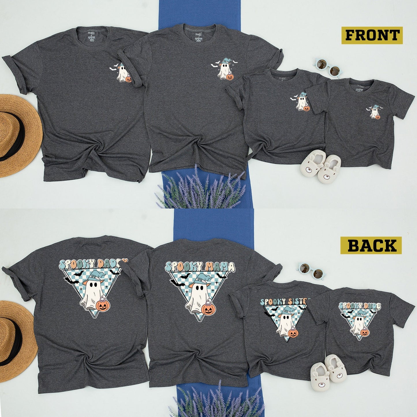 Halloween Matching Tees: Spooky Vibes, Funny Family Shirts