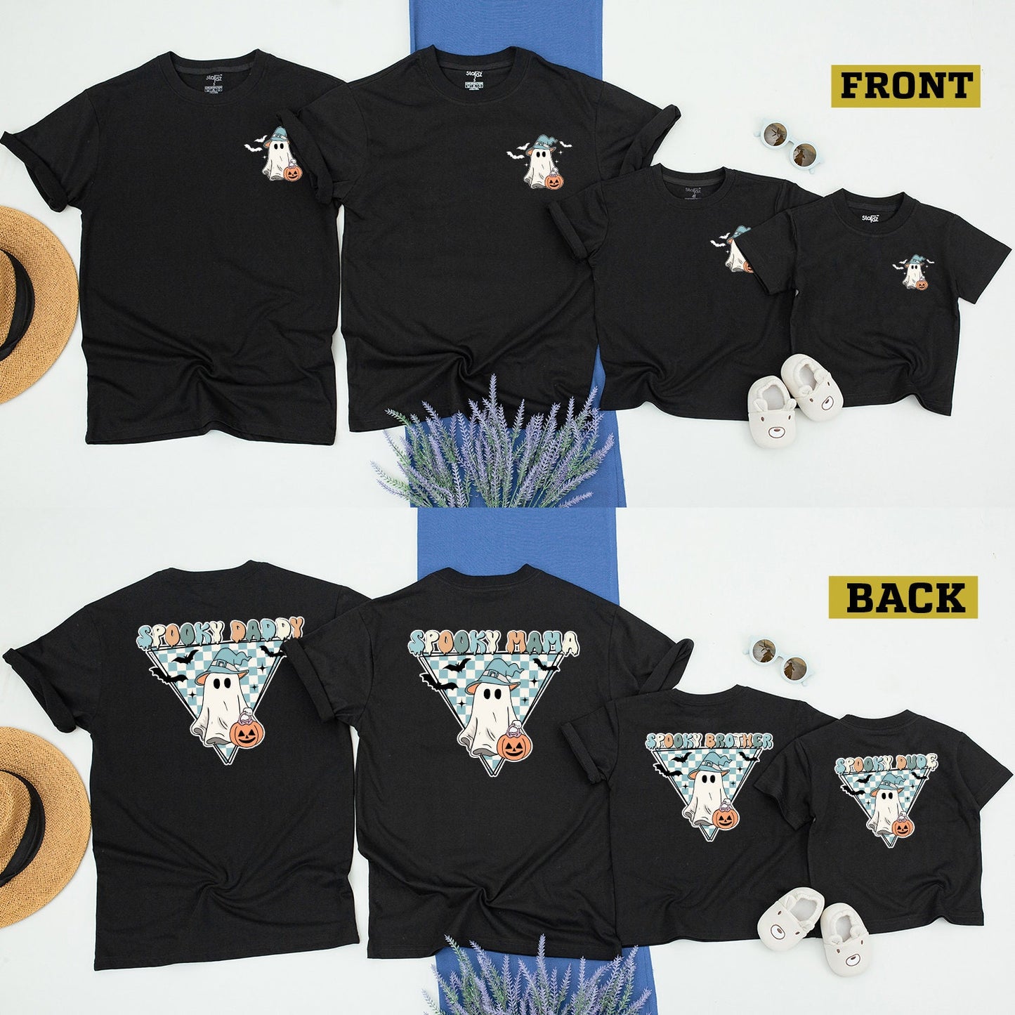 Halloween Matching Tees: Spooky Vibes, Funny Family Shirts