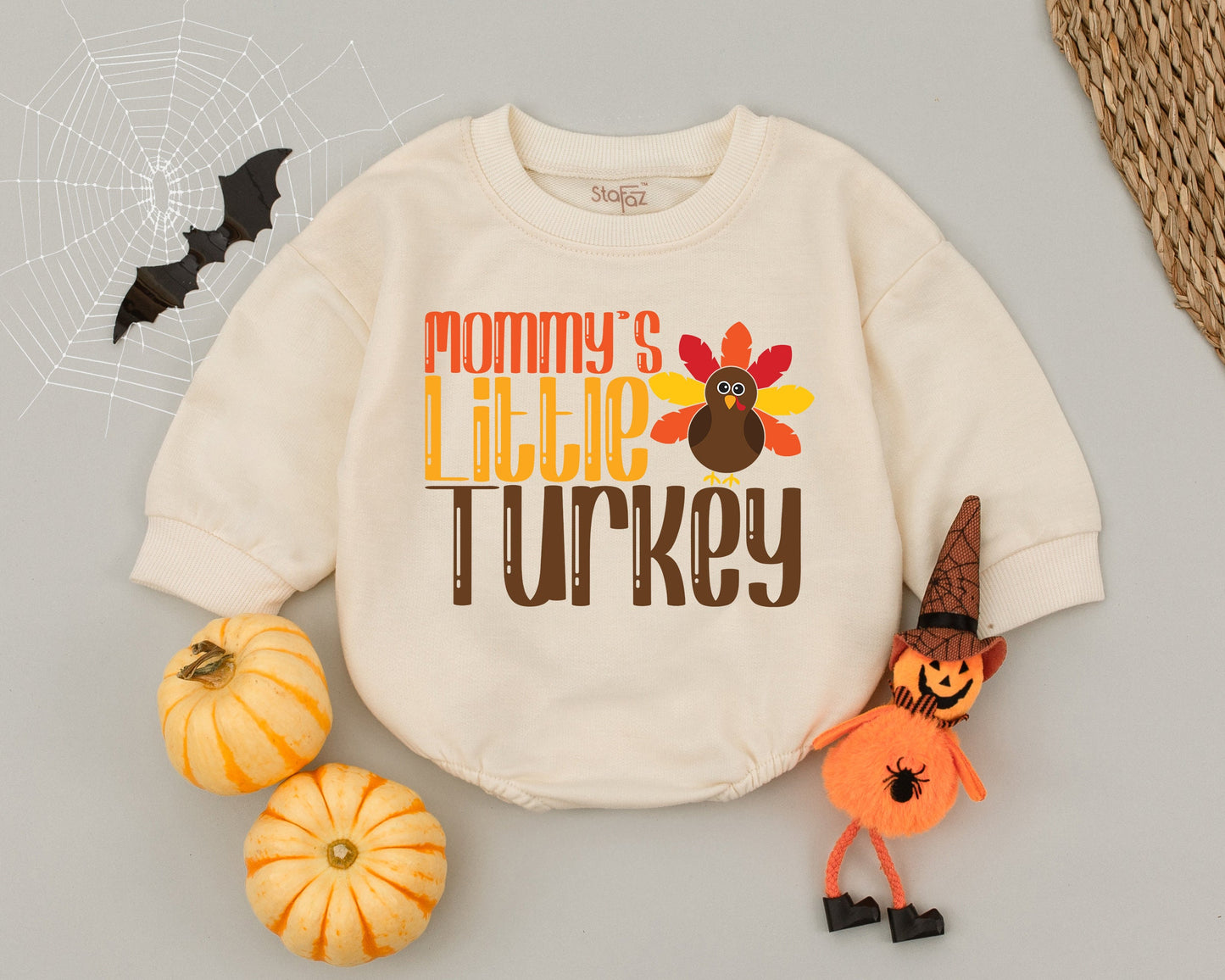 Festive First Thanksgiving Bodysuit: Unisex Turkey Day Baby Outfit