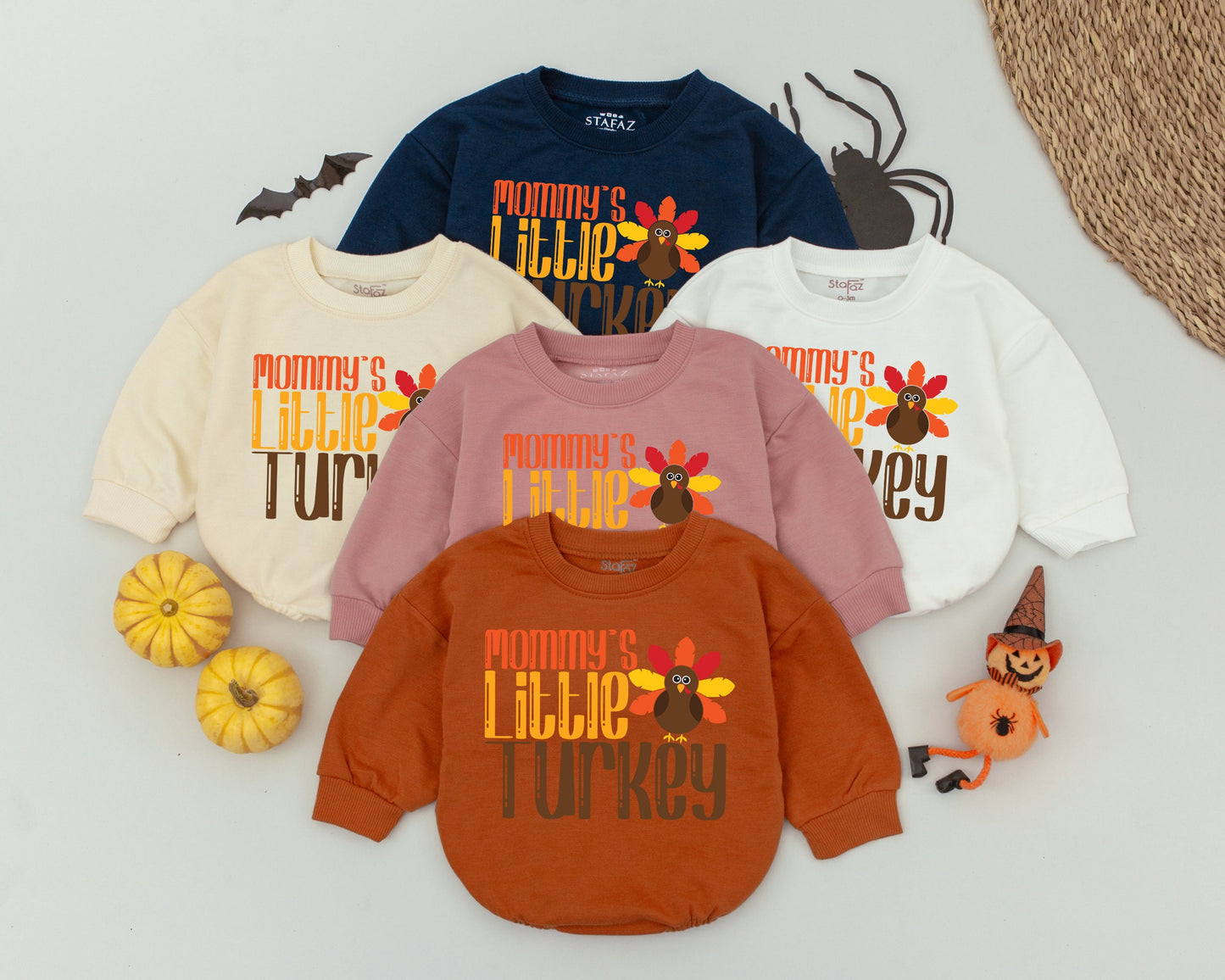 Festive First Thanksgiving Bodysuit: Unisex Turkey Day Baby Outfit