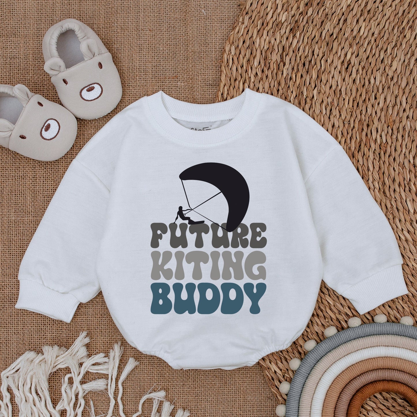 Daddy & Me Kiting Romper Set: Perfect Baby Shower Gift for New Dads