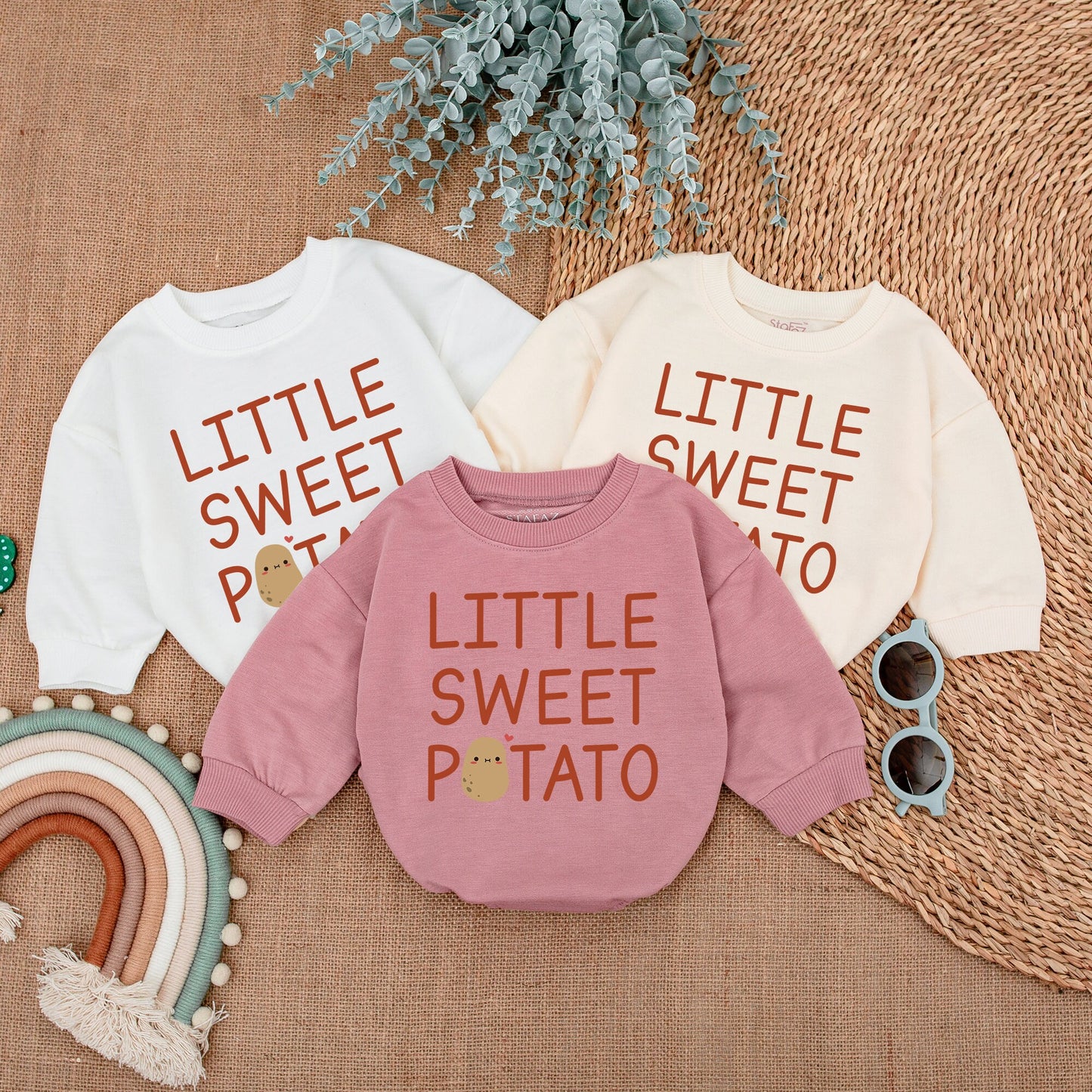 Adorable Little Spud Best Gift For Baby, Potato Baby Romper, First Thanksgiving Outfit, Baby Shower Gift Bodysuit