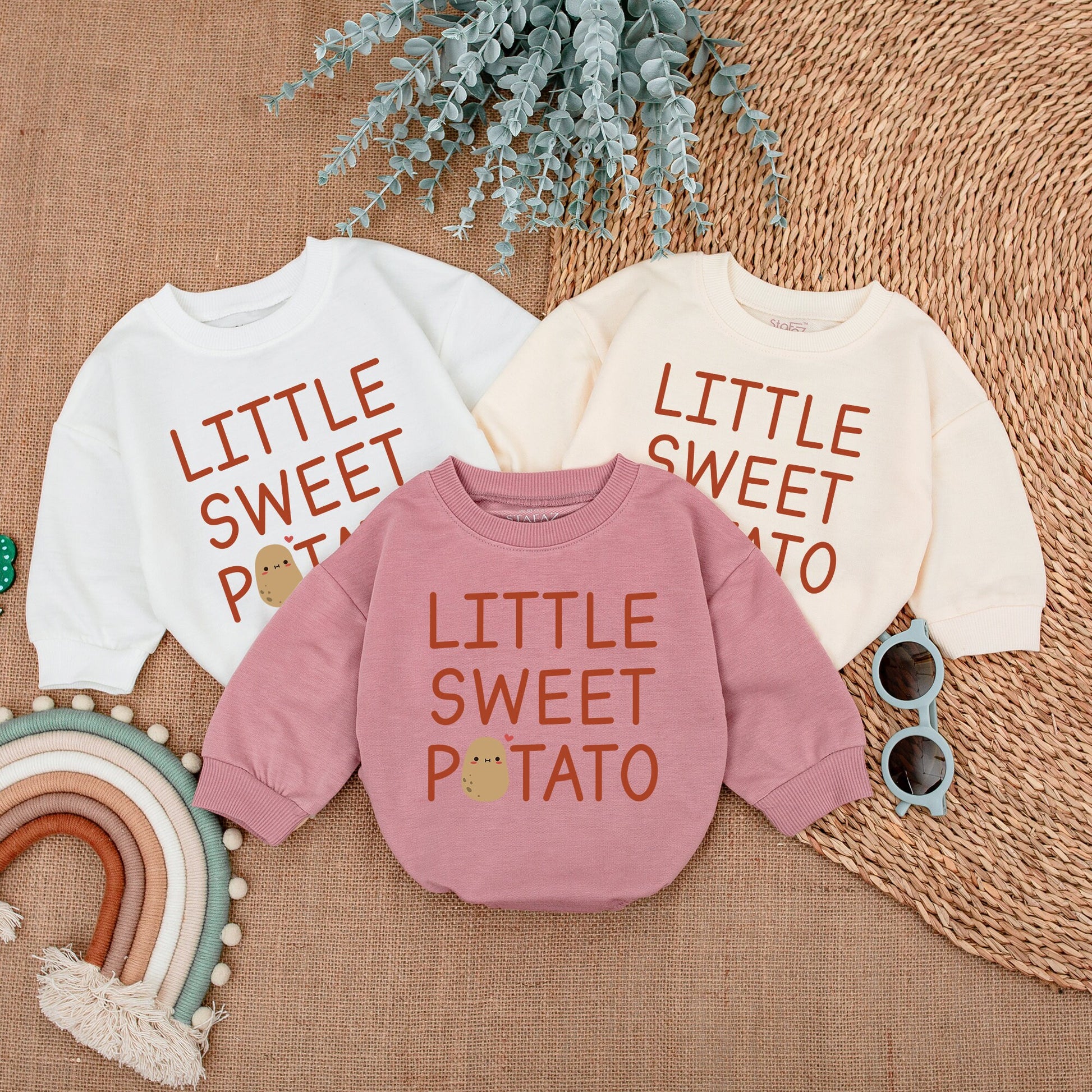 Adorable Little Spud Best Gift For Baby, Potato Baby Romper, First Thanksgiving Outfit, Baby Shower Gift Bodysuit