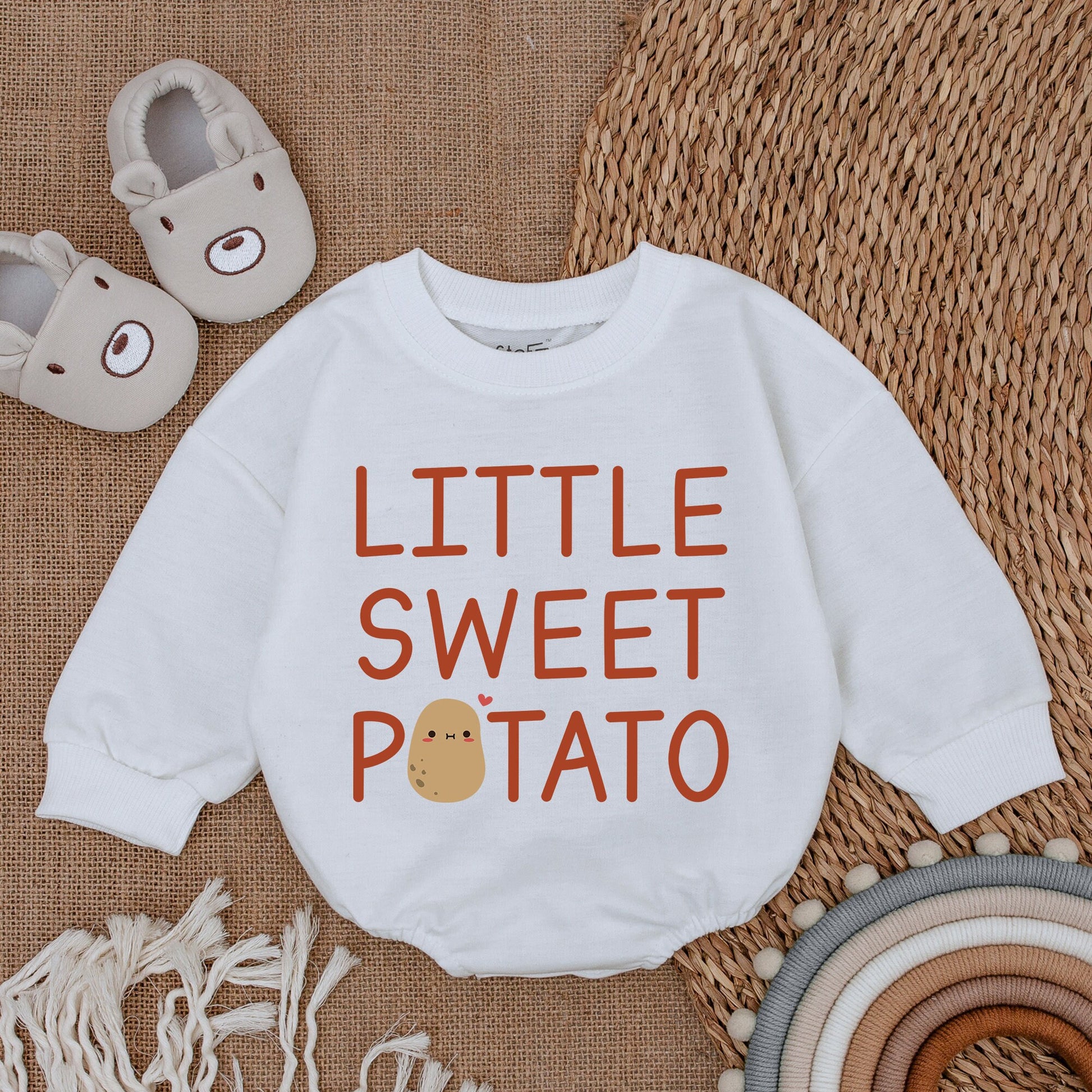 Adorable Little Spud Best Gift For Baby, Potato Baby Romper, First Thanksgiving Outfit, Baby Shower Gift Bodysuit