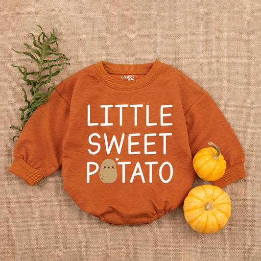 Adorable Little Spud Best Gift For Baby, Potato Baby Romper, First Thanksgiving Outfit, Baby Shower Gift Bodysuit