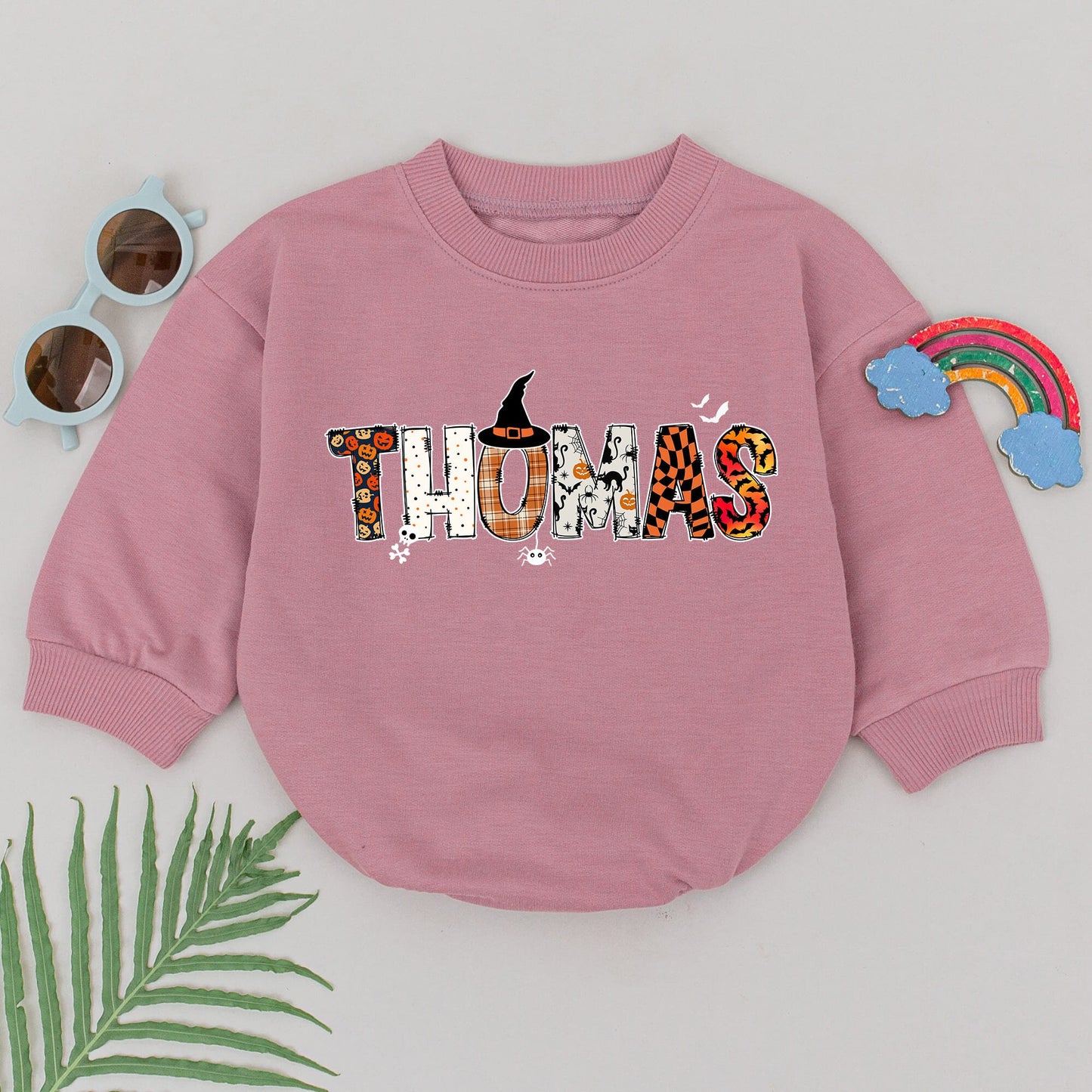 Spooky Personalized Baby Romper - Halloween Costume & Shower Gift